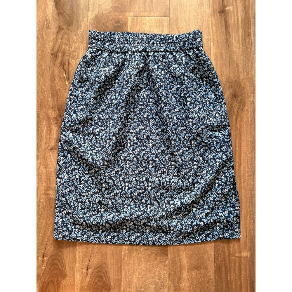 J. CREW Womens Multicolor‎ Floral Preppy Pull-On Pencil Mini Skirt Size SP